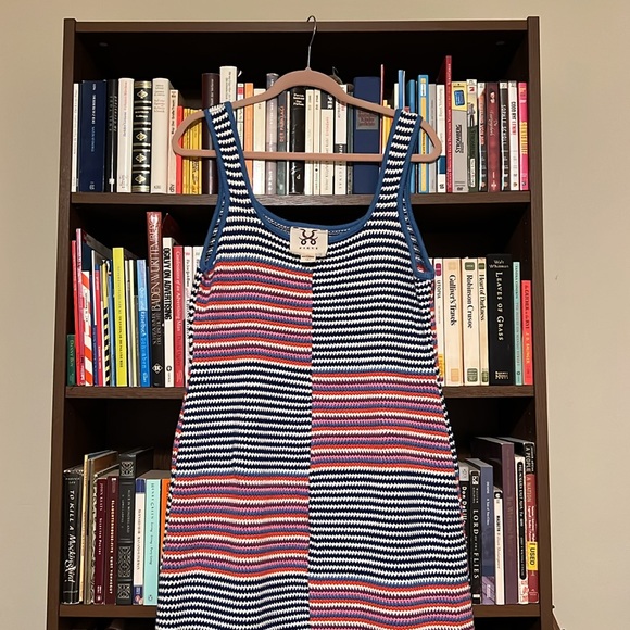 Figue Knit Set: Laurel Patchwork Dress and Marley Bell-Sleeve Sweater 🧶 - Picture 3 of 4